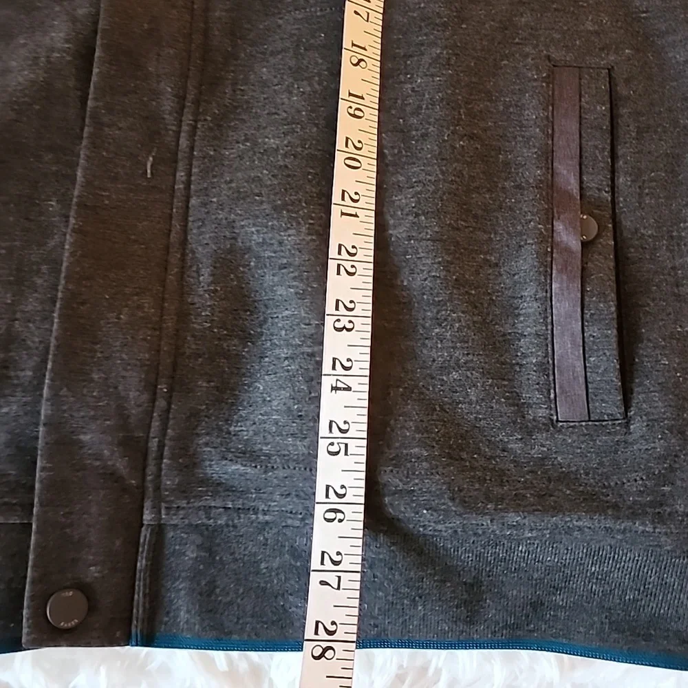 Ted Baker London  Full Zip Dark Gray Sweatshirt  Jacket